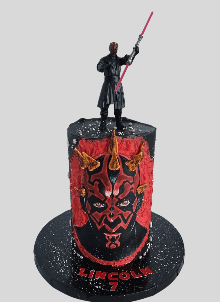 Comely Darth Maul Cake