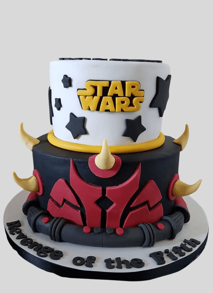 Dazzling Darth Maul Cake