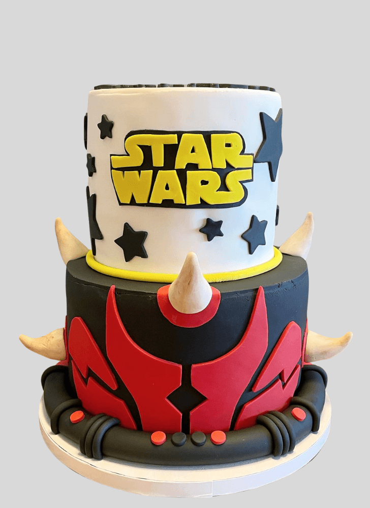 Delightful Darth Maul Cake
