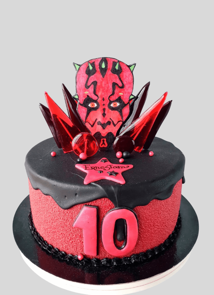 Enticing Darth Maul Cake