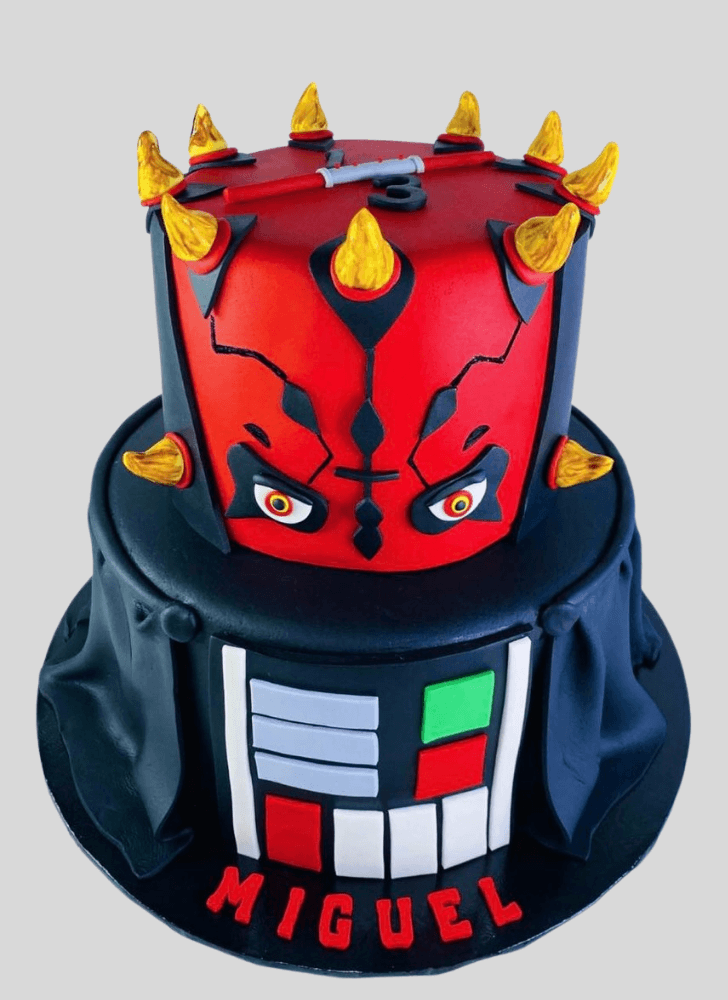 Excellent Darth Maul Cake