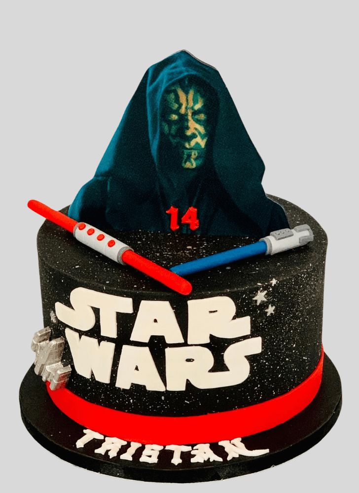 Fascinating Darth Maul Cake