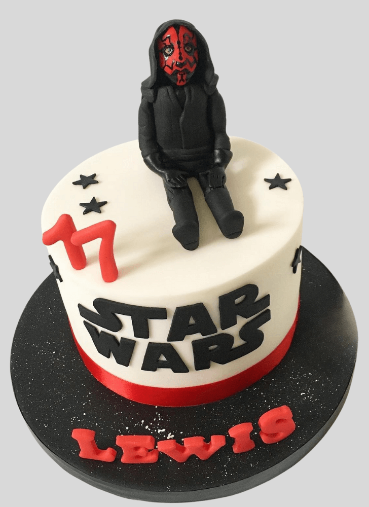 Grand Darth Maul Cake