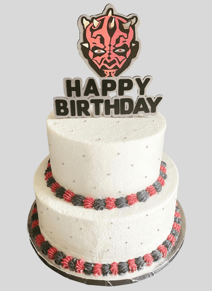 Handsome Darth Maul Cake