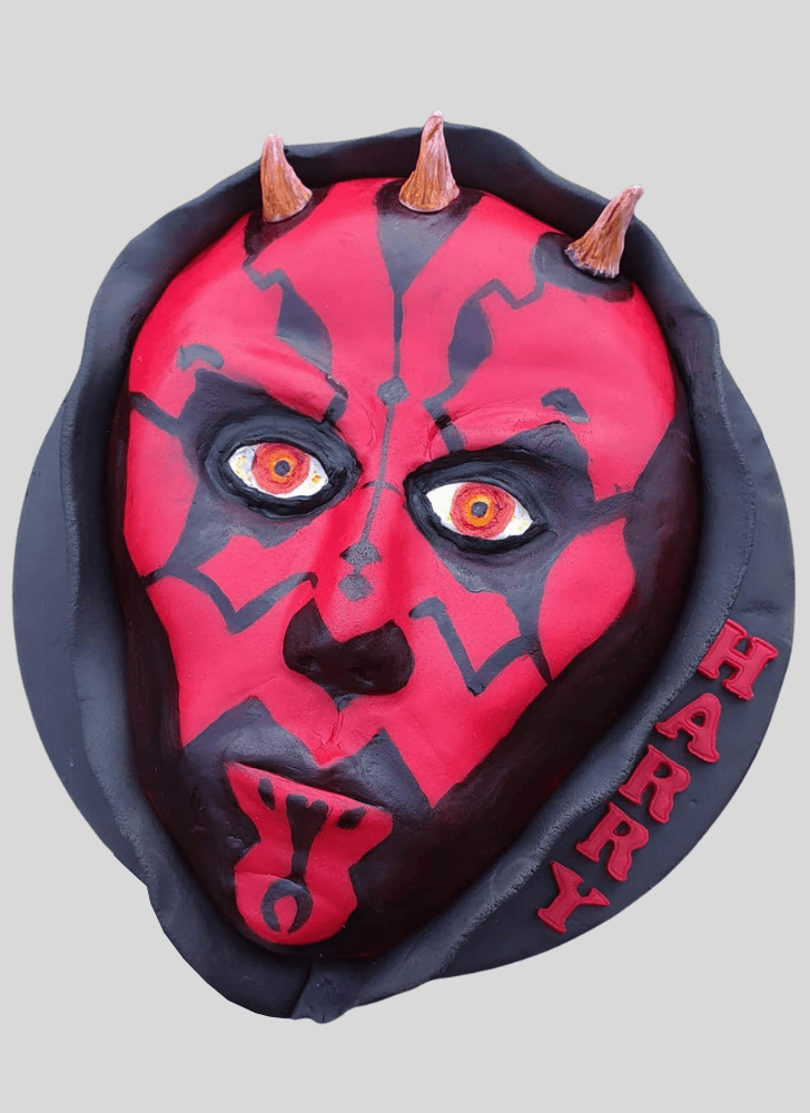 Inviting Darth Maul Cake