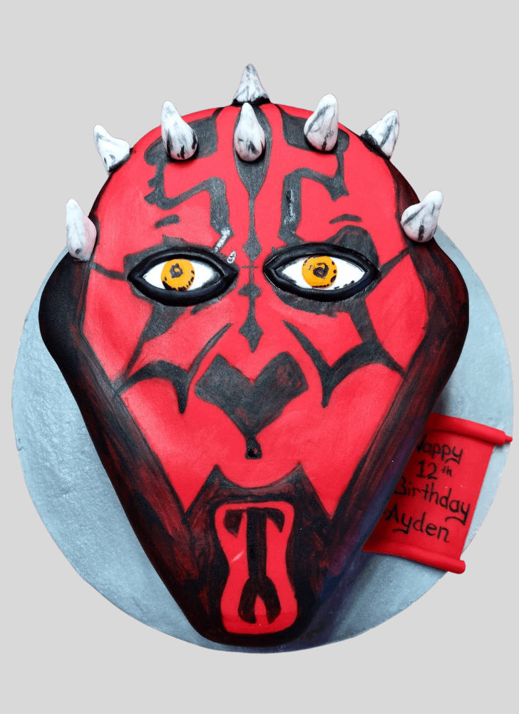 Nice Darth Maul Cake