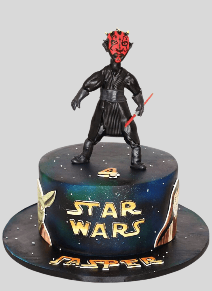 Pleasing Darth Maul Cake