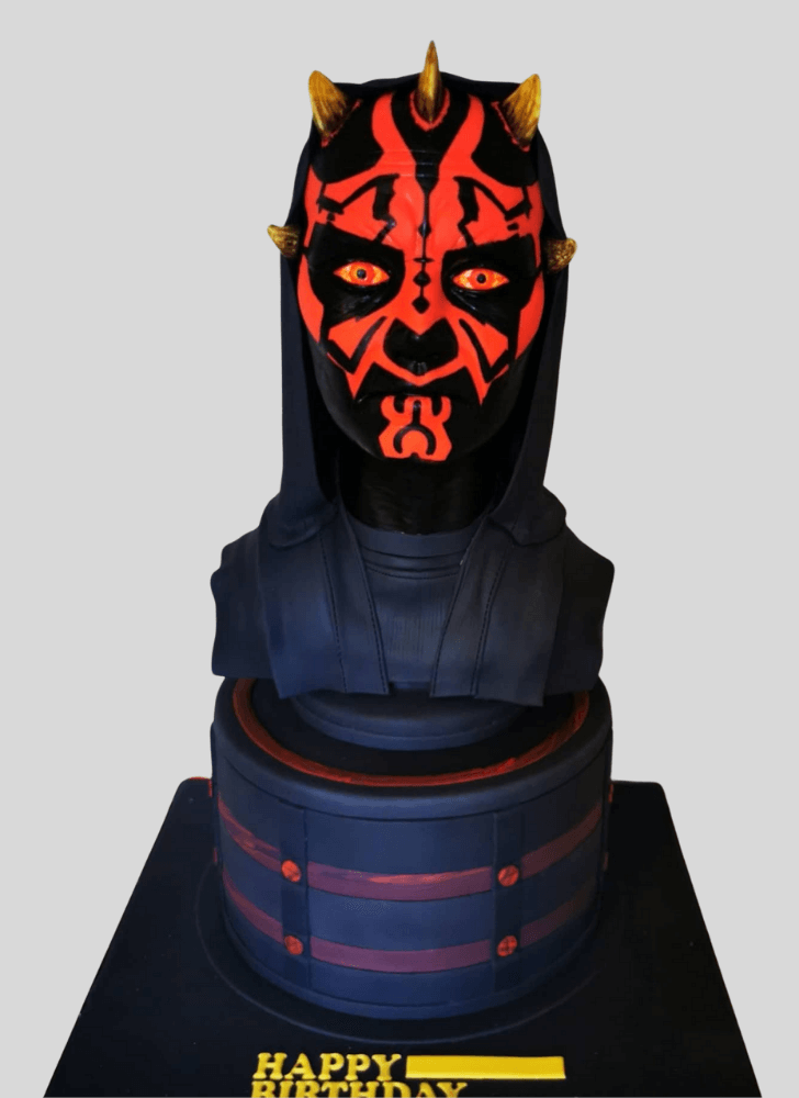 Radiant Darth Maul Cake
