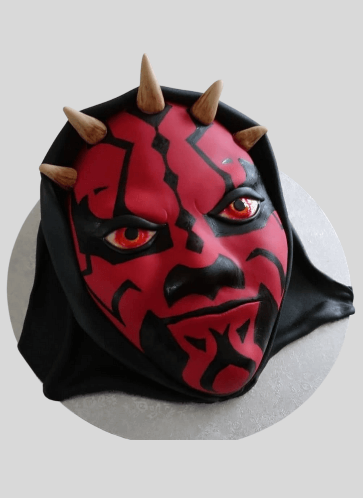 Ravishing Darth Maul Cake
