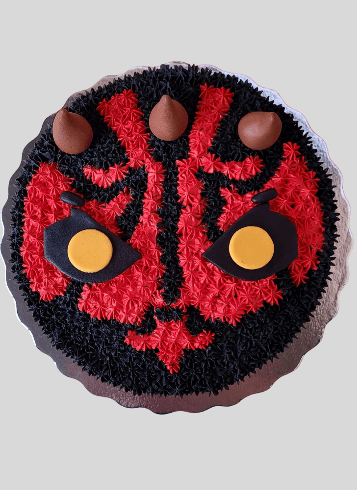 Refined Darth Maul Cake