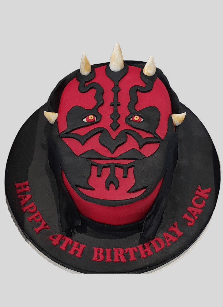 Splendid Darth Maul Cake