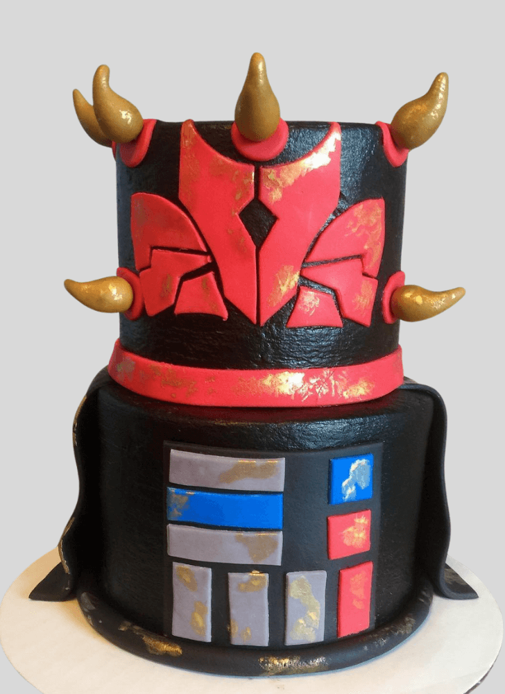 Wonderful Darth Maul Cake Design