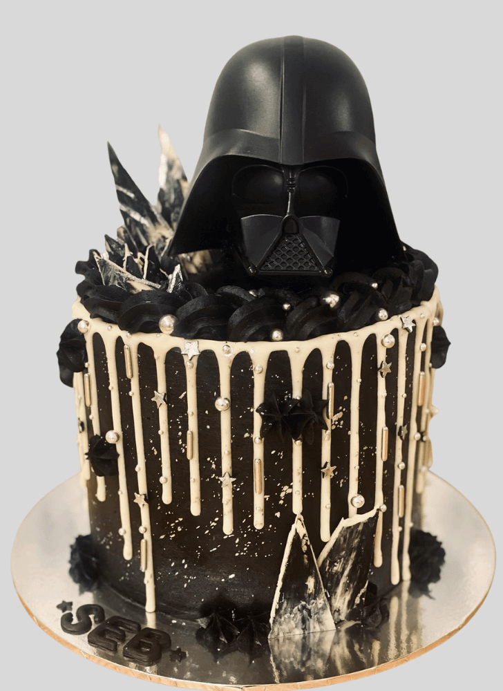 Enticing Darth Vader Cake