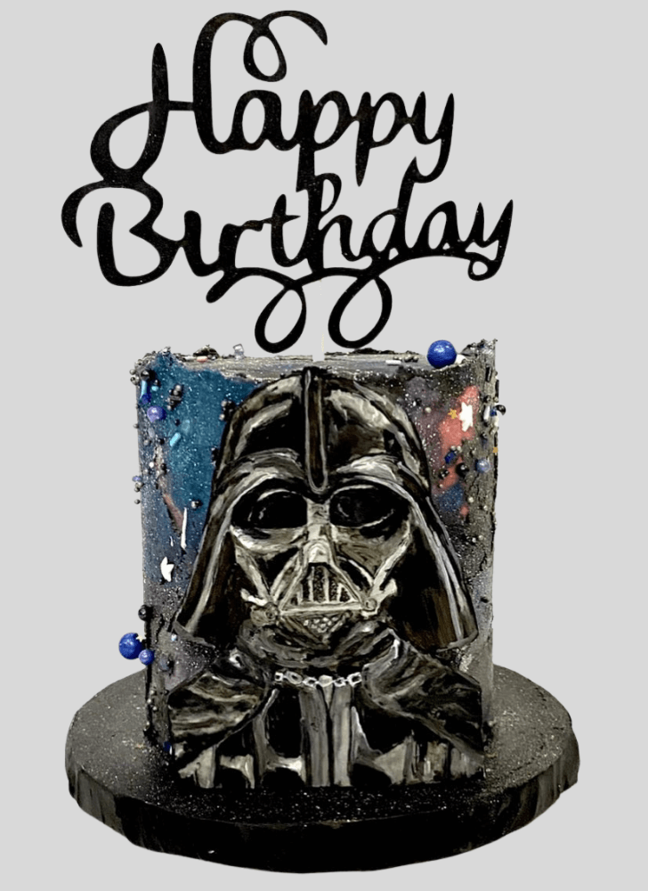 Exquisite Darth Vader Cake