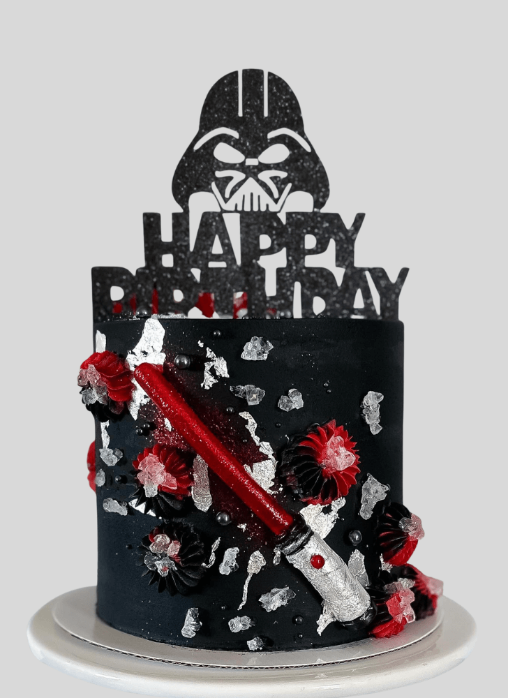 Fetching Darth Vader Cake