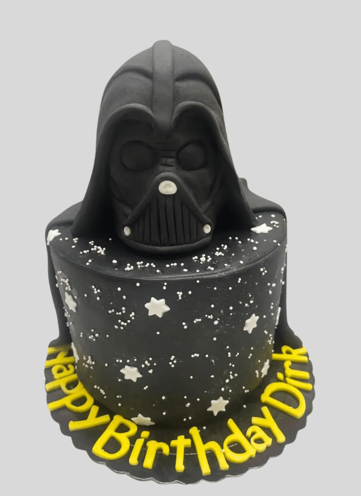 Handsome Darth Vader Cake