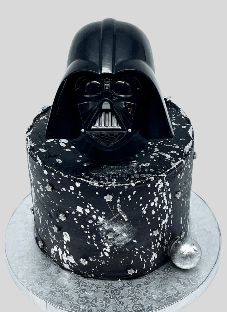 Radiant Darth Vader Cake