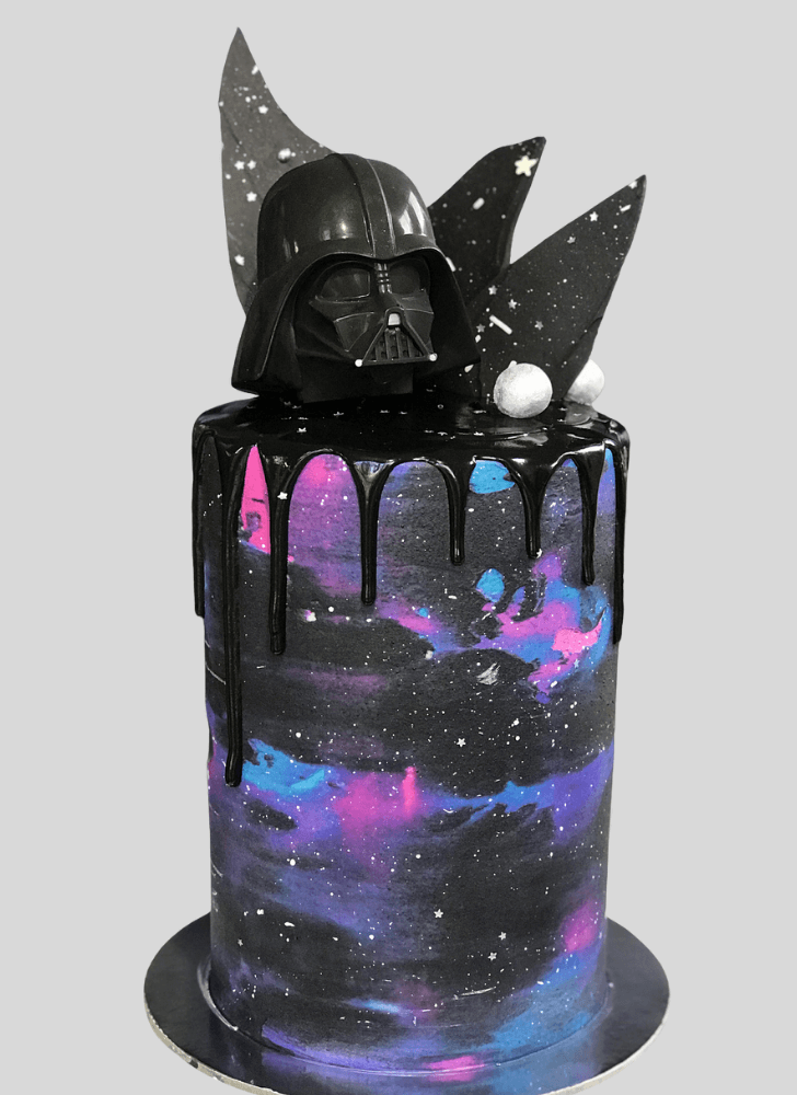 Resplendent Darth Vader Cake