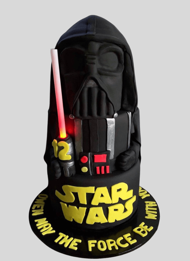 Shapely Darth Vader Cake