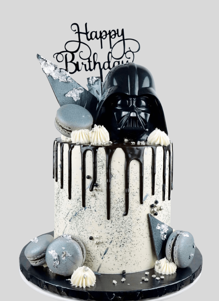 Slightly Darth Vader Cake
