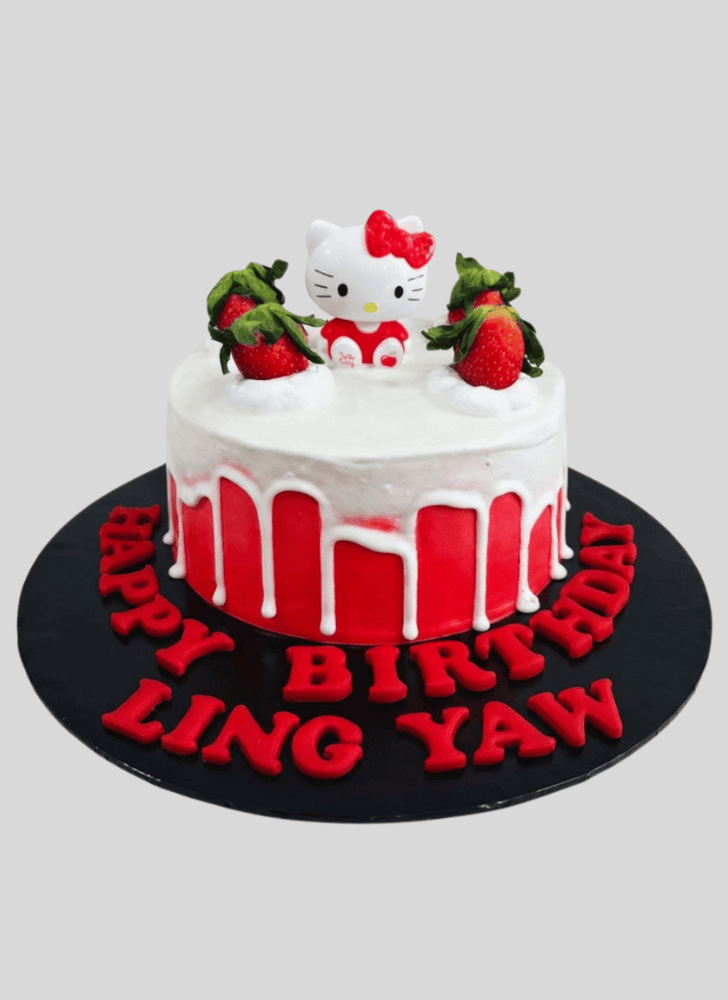 Admirable Hello Kitty Cake Design