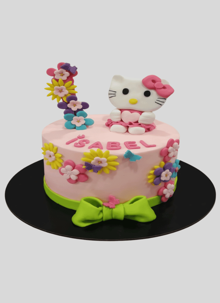 Adorable Hello Kitty Cake
