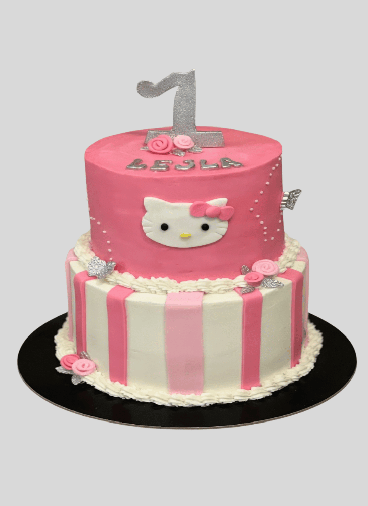 Charming Hello Kitty Cake