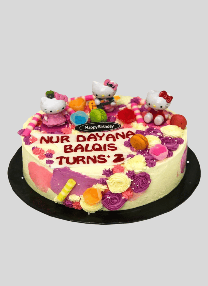 Classy Hello Kitty Cake