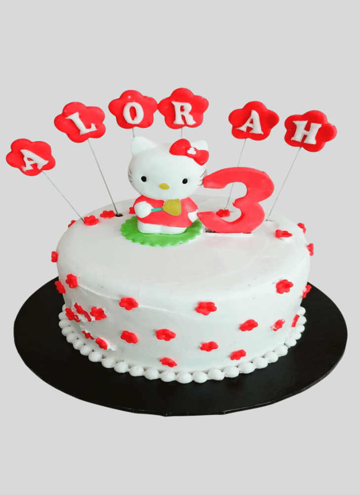 Comely Hello Kitty Cake