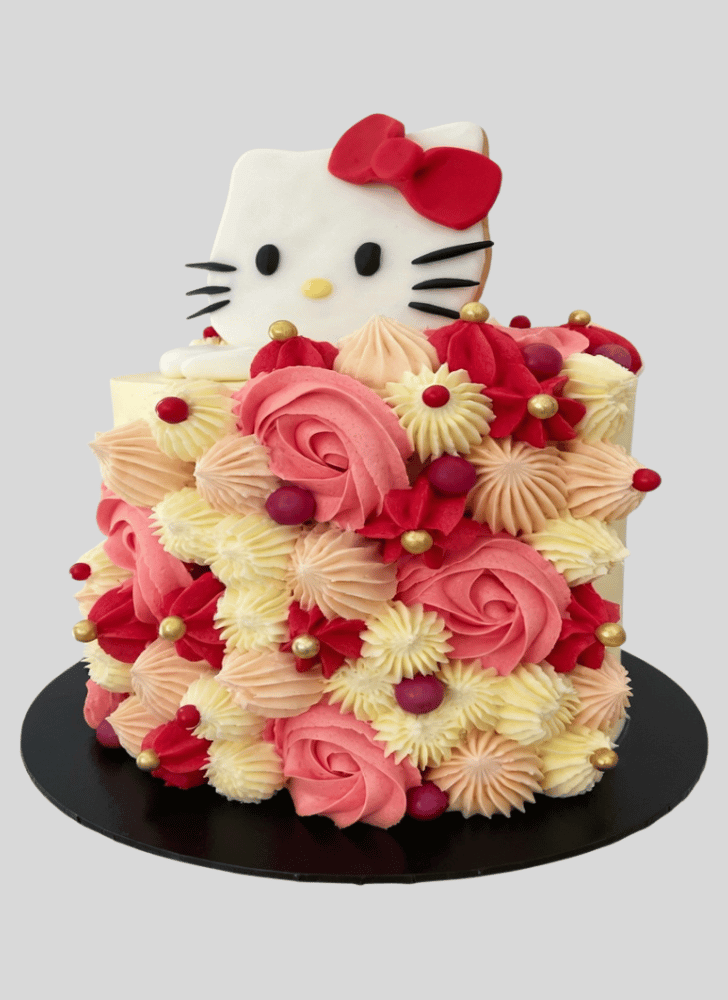 Cute Hello Kitty Cake