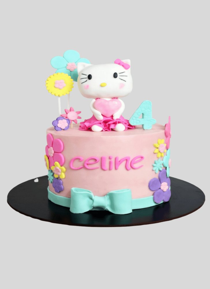 Delightful Hello Kitty Cake