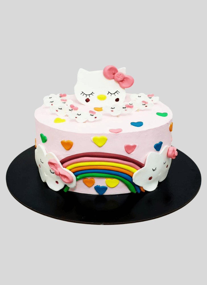 Elegant Hello Kitty Cake