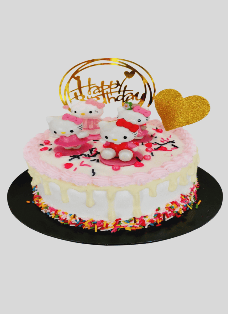 Enthralling Hello Kitty Cake