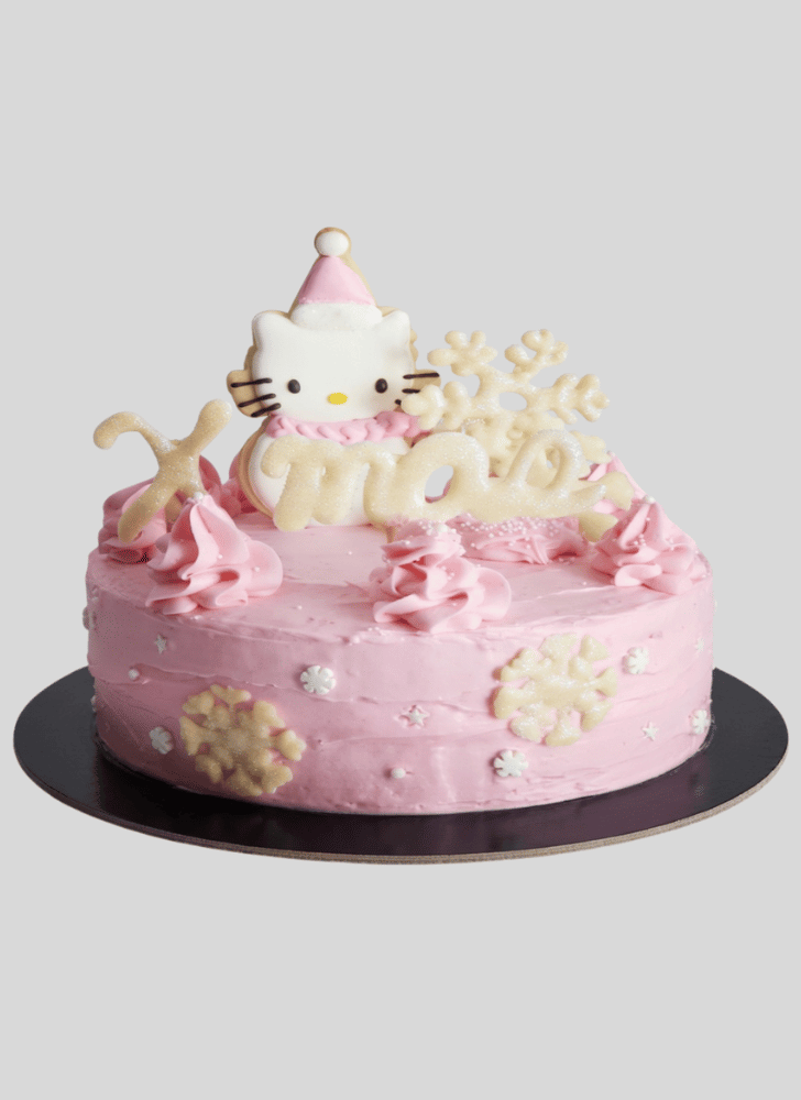 Enticing Hello Kitty Cake