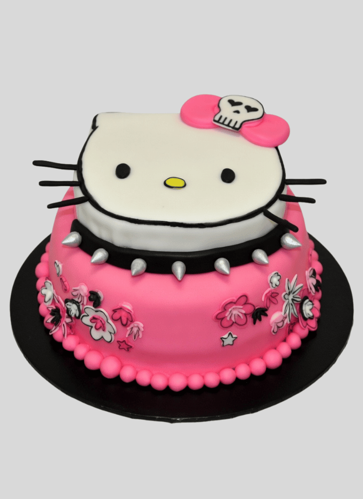 Fine Hello Kitty Cake