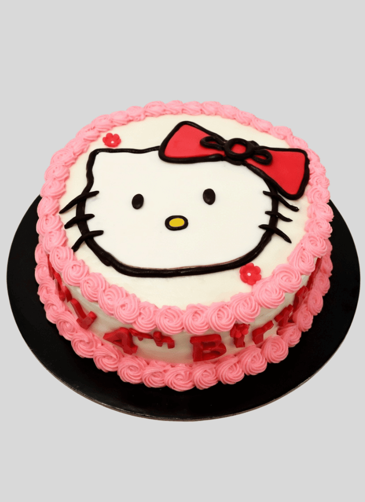 Handsome Hello Kitty Cake