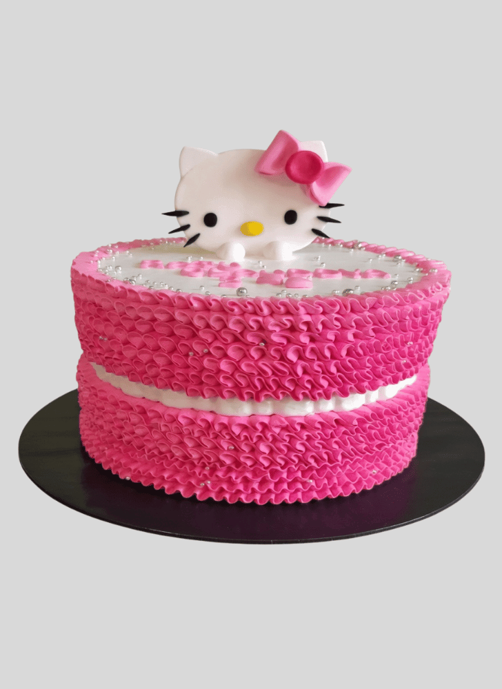 Lovely Hello Kitty Cake Design