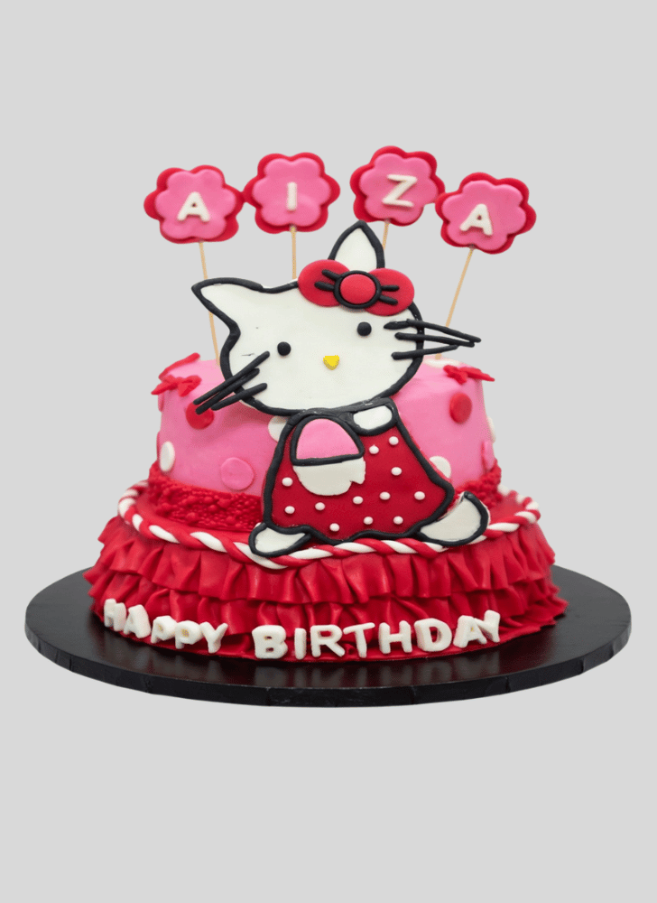 Mesmeric Hello Kitty Cake