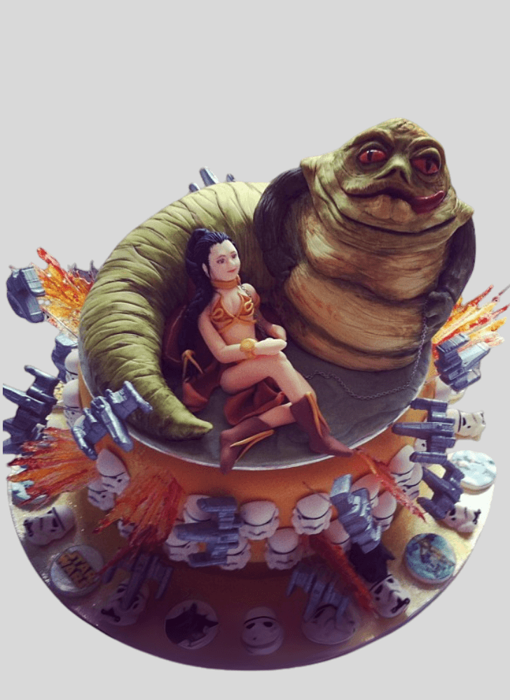 Admirable Jabba the Hutt Cake Design