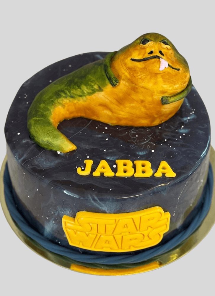 Appealing Jabba the Hutt Cake