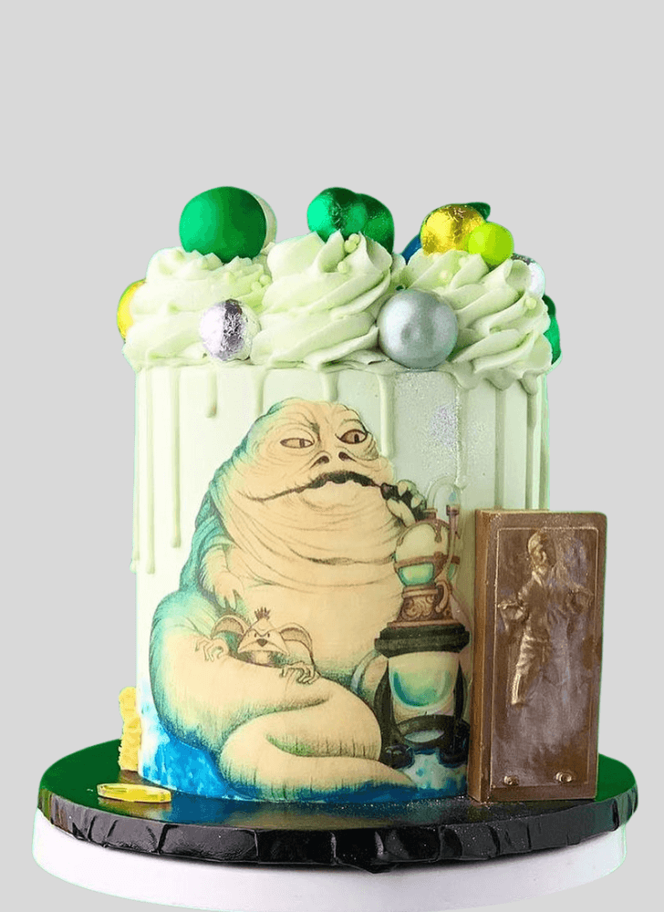 Charming Jabba the Hutt Cake
