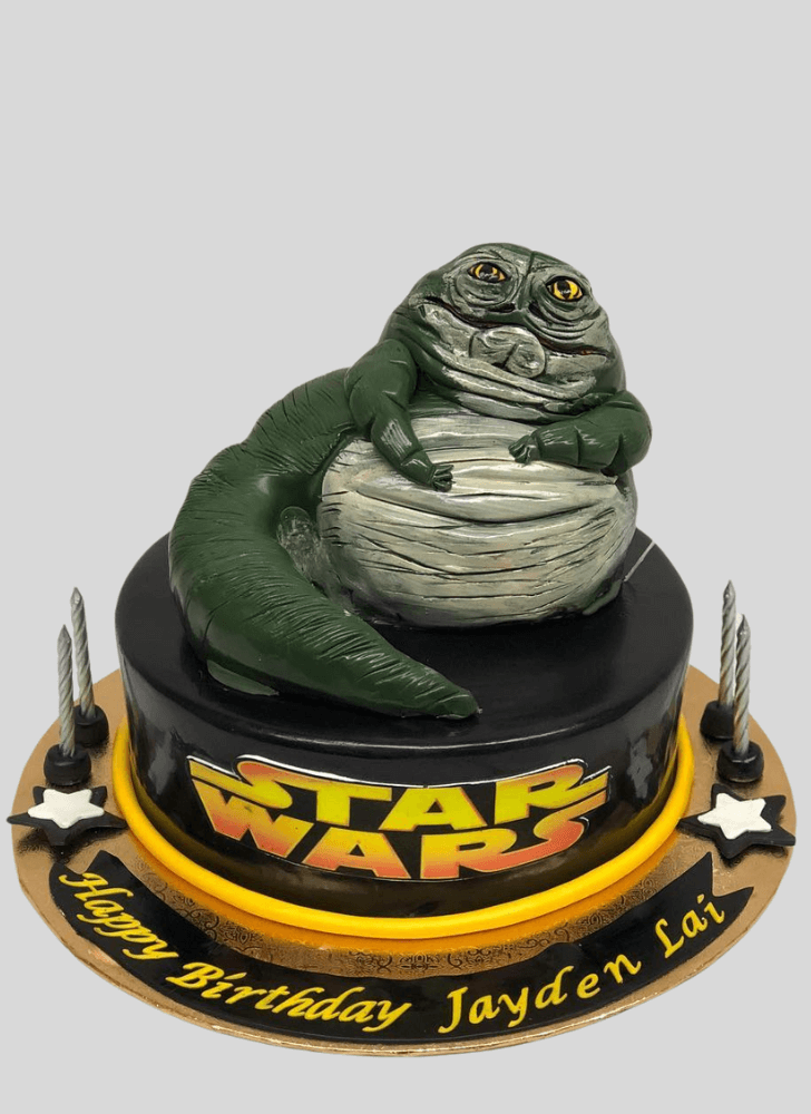 Cute Jabba the Hutt Cake