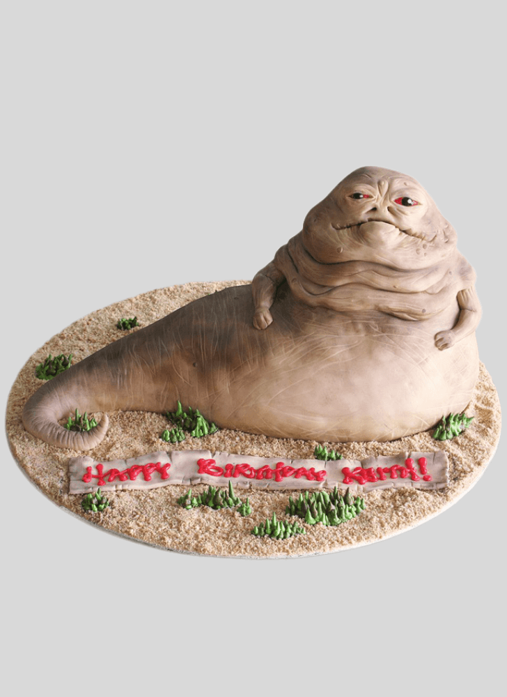 Excellent Jabba the Hutt Cake