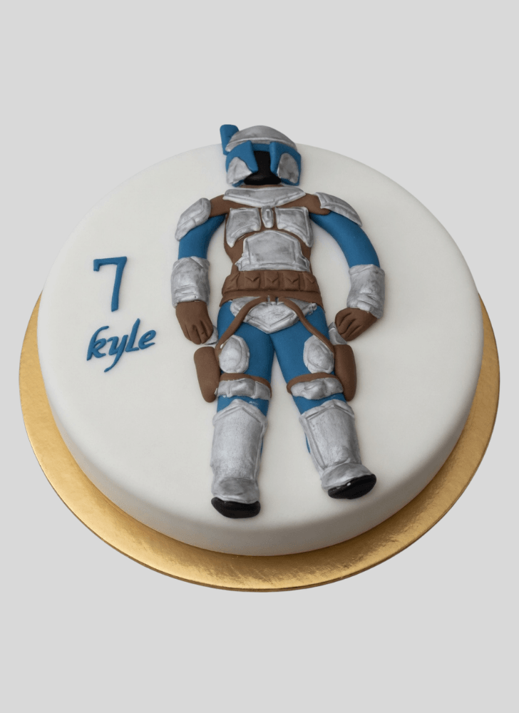 Alluring Jango Fett Cake