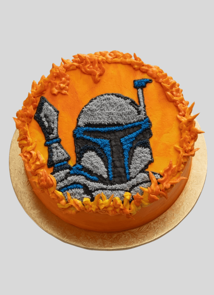 Bewitching Jango Fett Cake