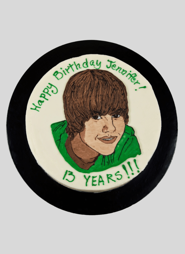 Bewitching Justin Bieber Cake