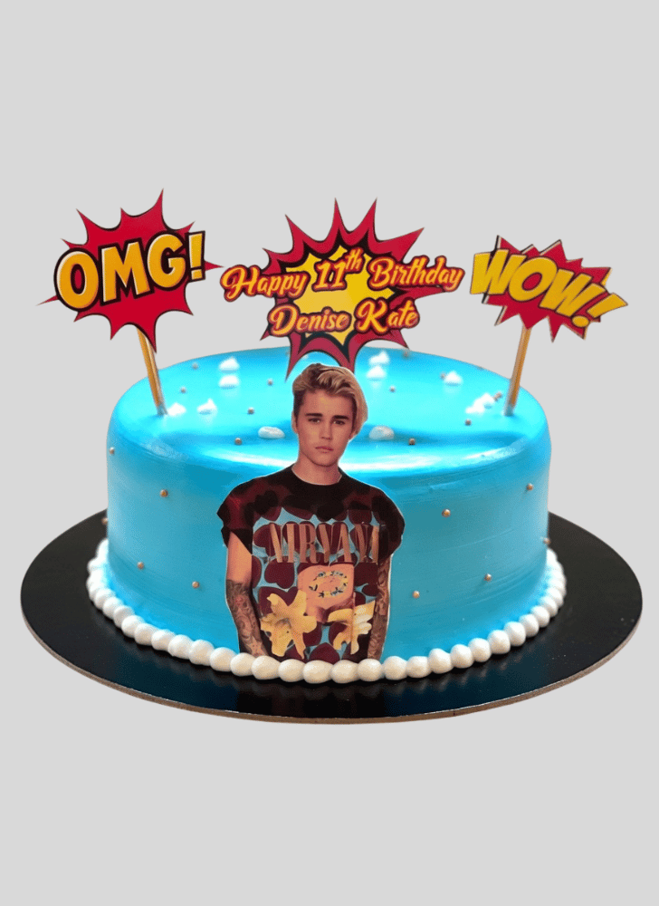 Classy Justin Bieber Cake