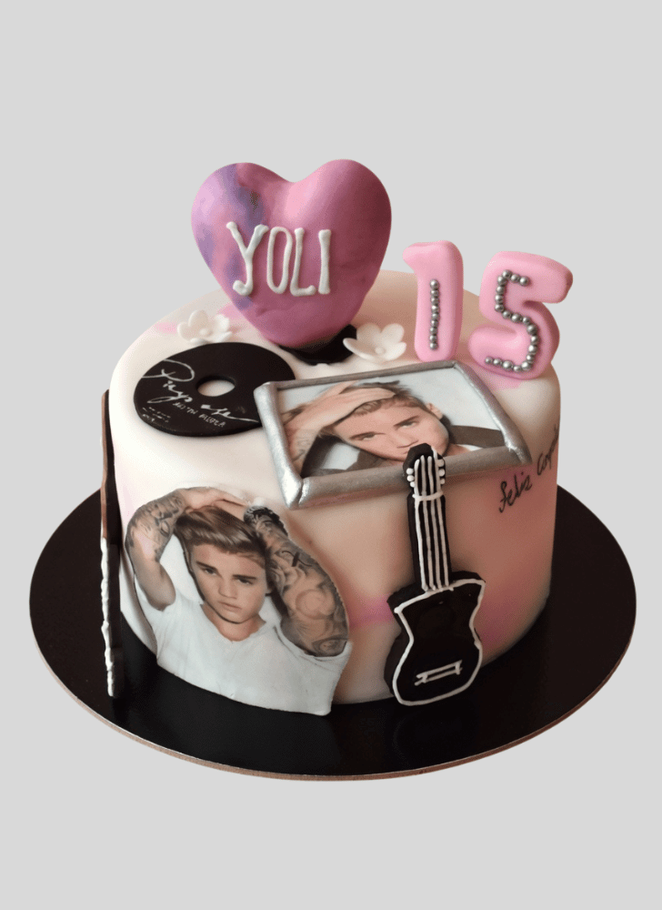 Dazzling Justin Bieber Cake