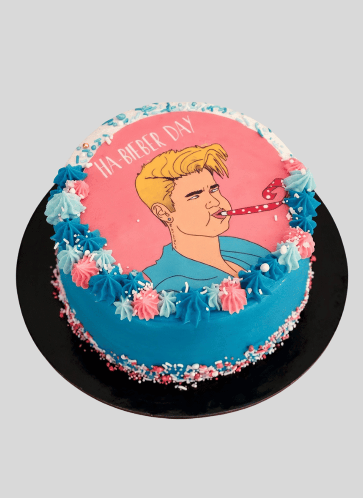 Delightful Justin Bieber Cake