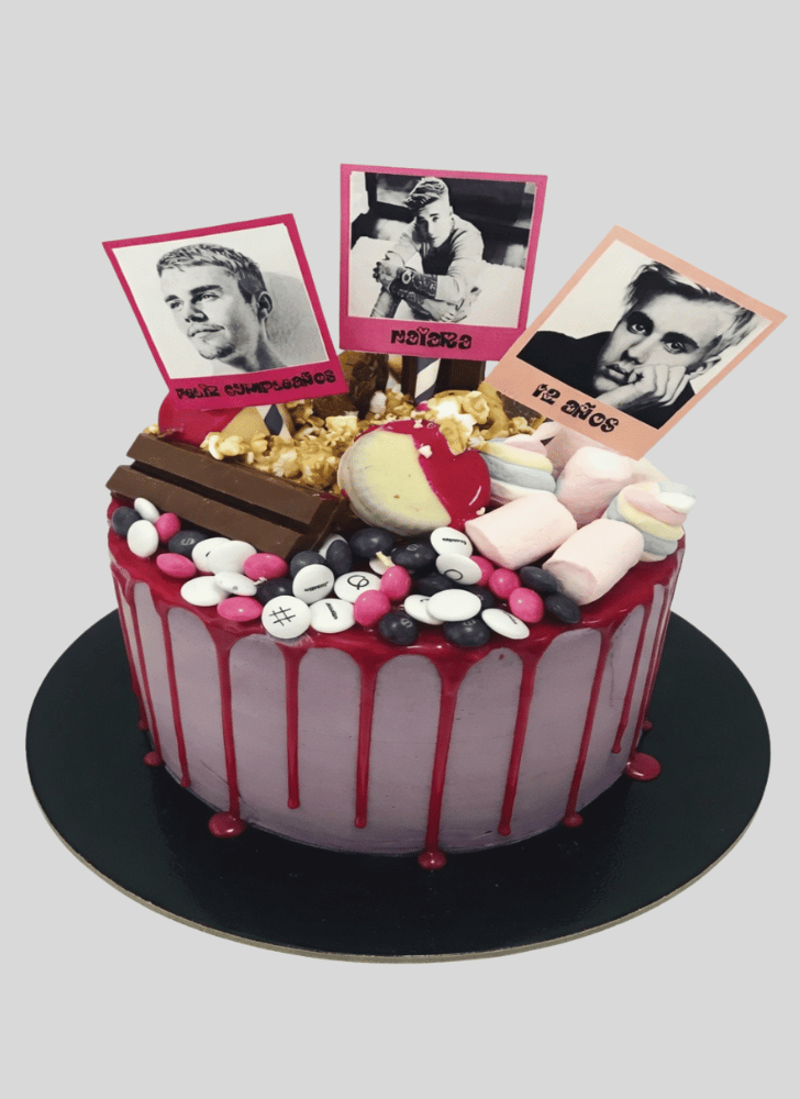 Elegant Justin Bieber Cake